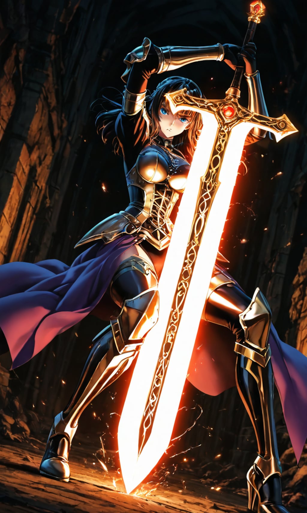 蛍光刀と葛根刀