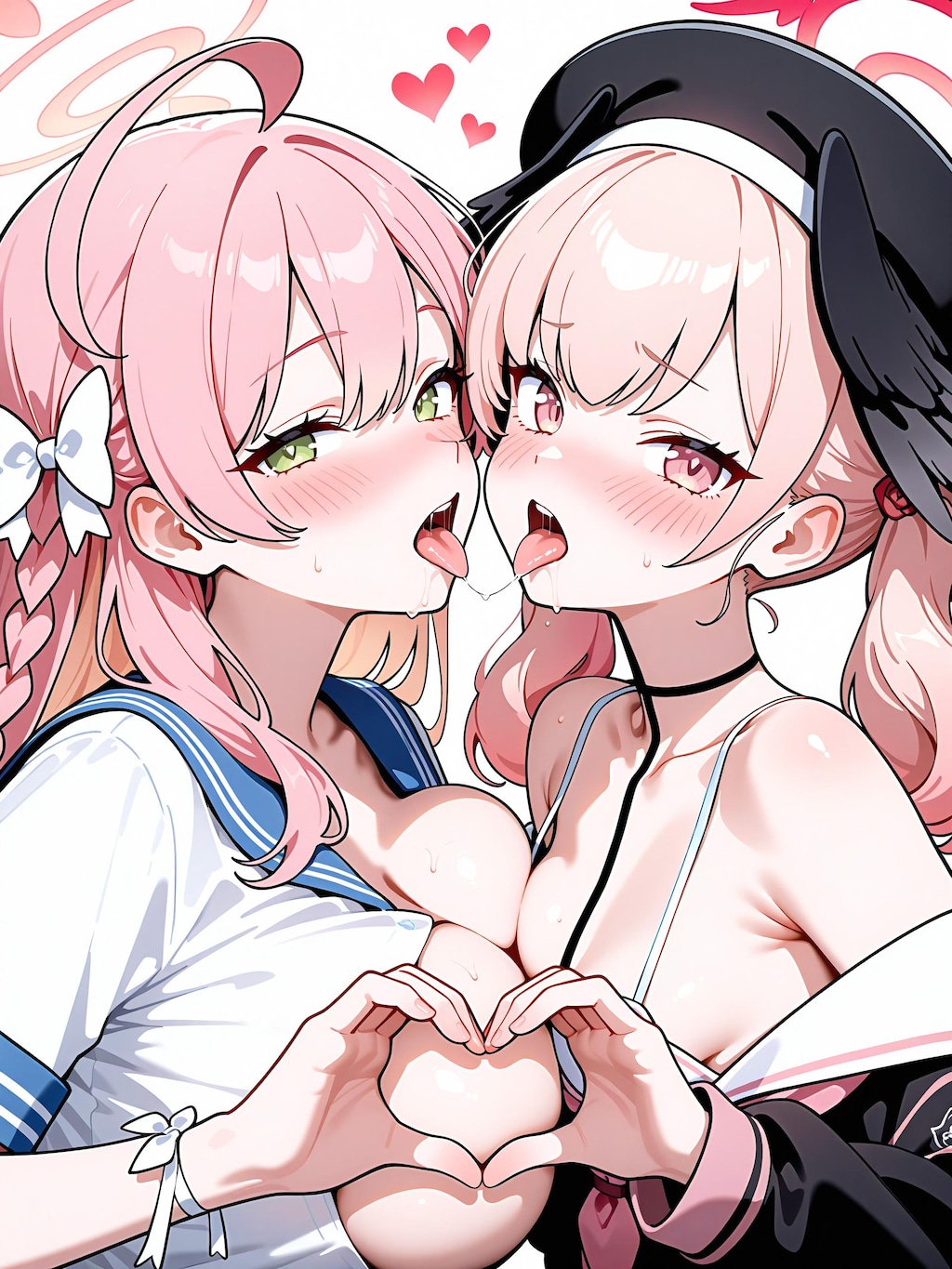 ハナコハ百合キス