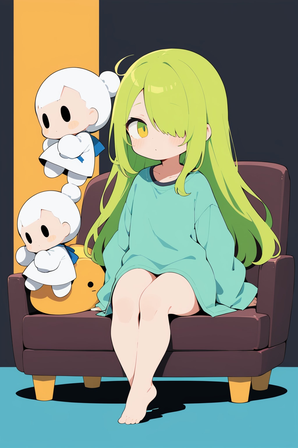EMERALDで緑髪ちゃん