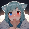 お布団の中でとまフェラ 2枚目