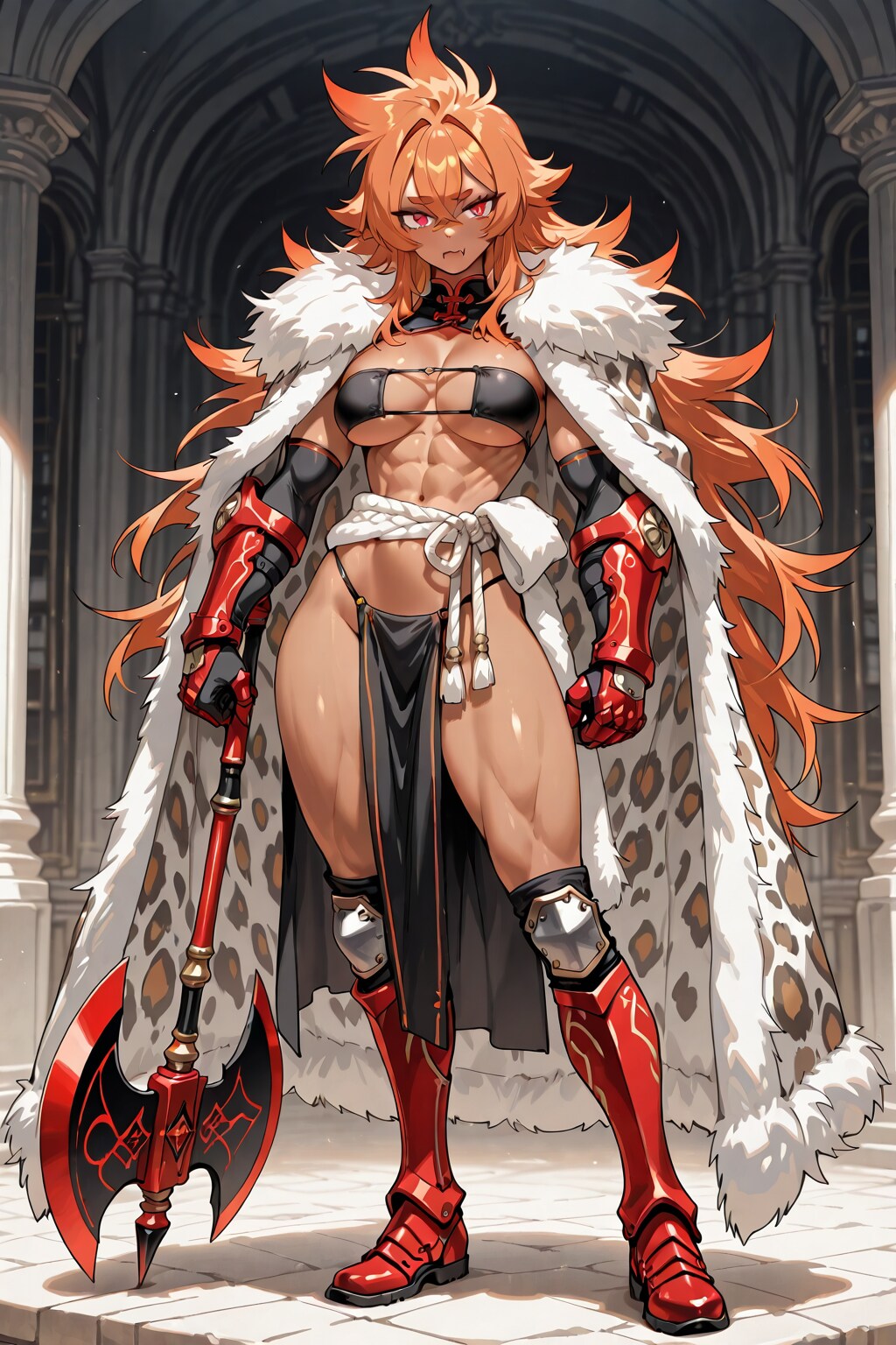 マッスル女戦士
