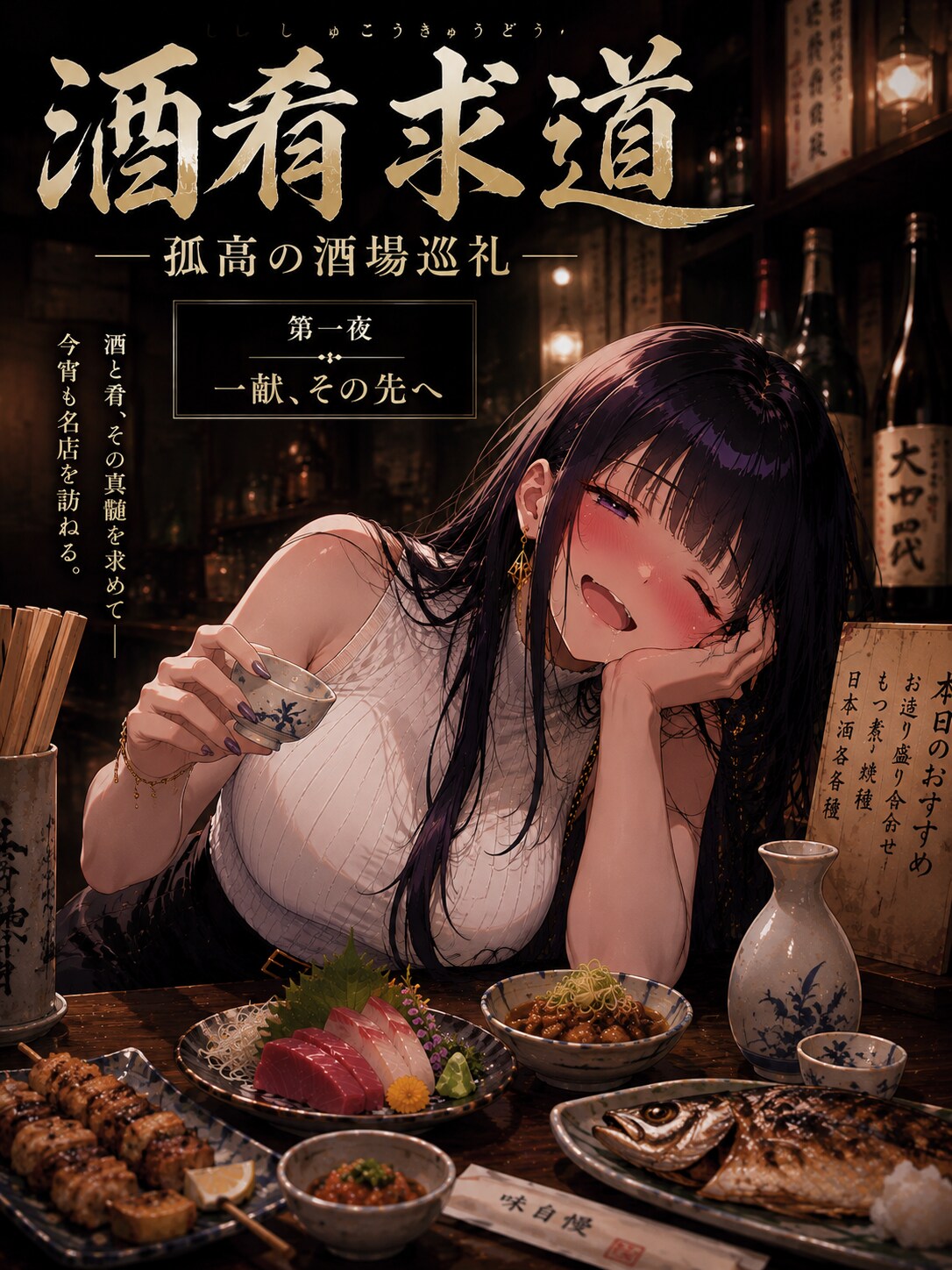 グルメ企画「酒肴求道」 | の人気AIイラスト・グラビア