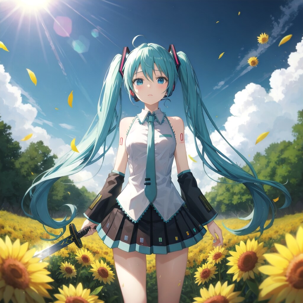 杉が向日葵になっちゃった。