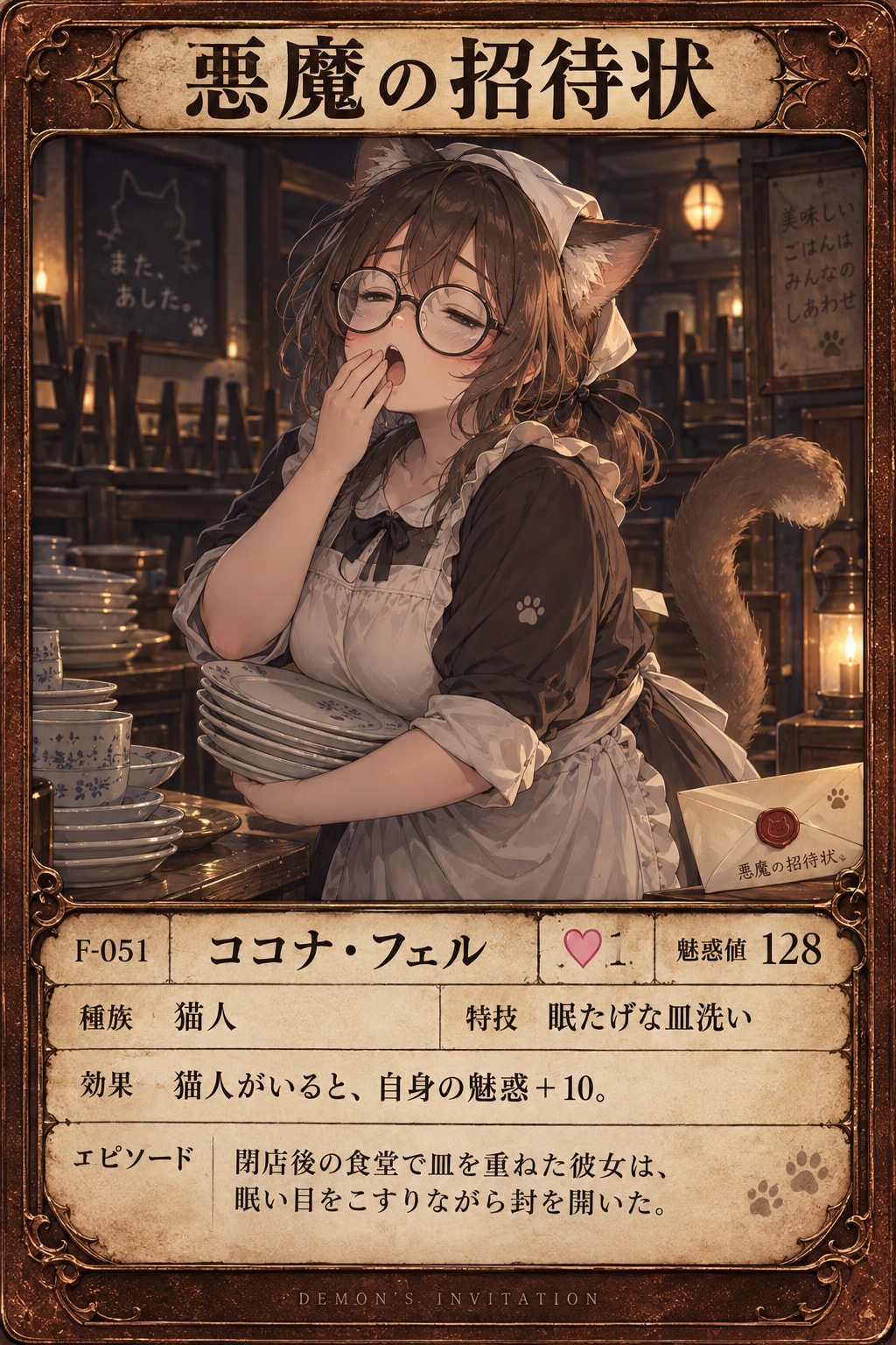 『悪魔の招待状』♡１カード