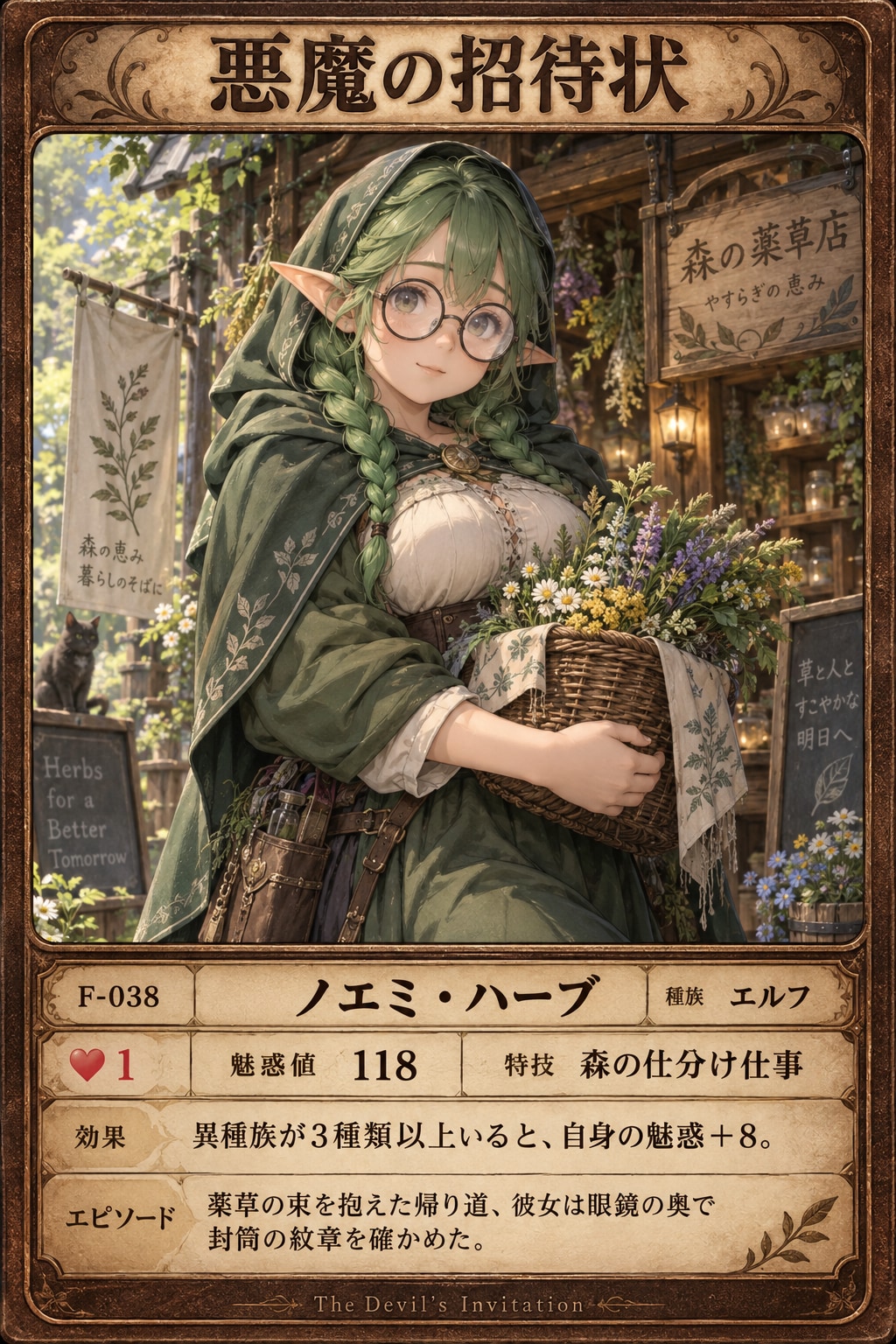 『悪魔の招待状』♡１カード