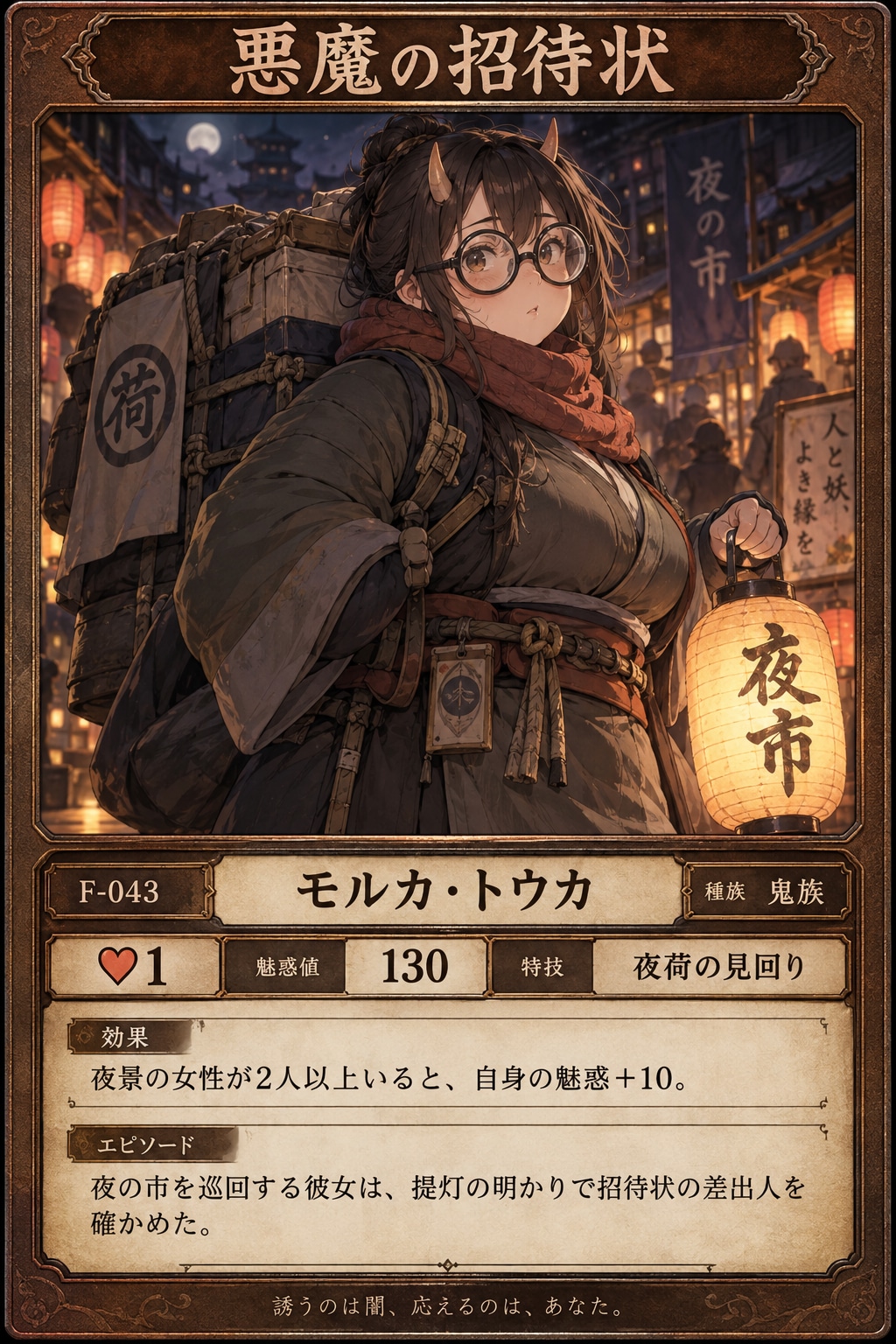 『悪魔の招待状』♡１カード