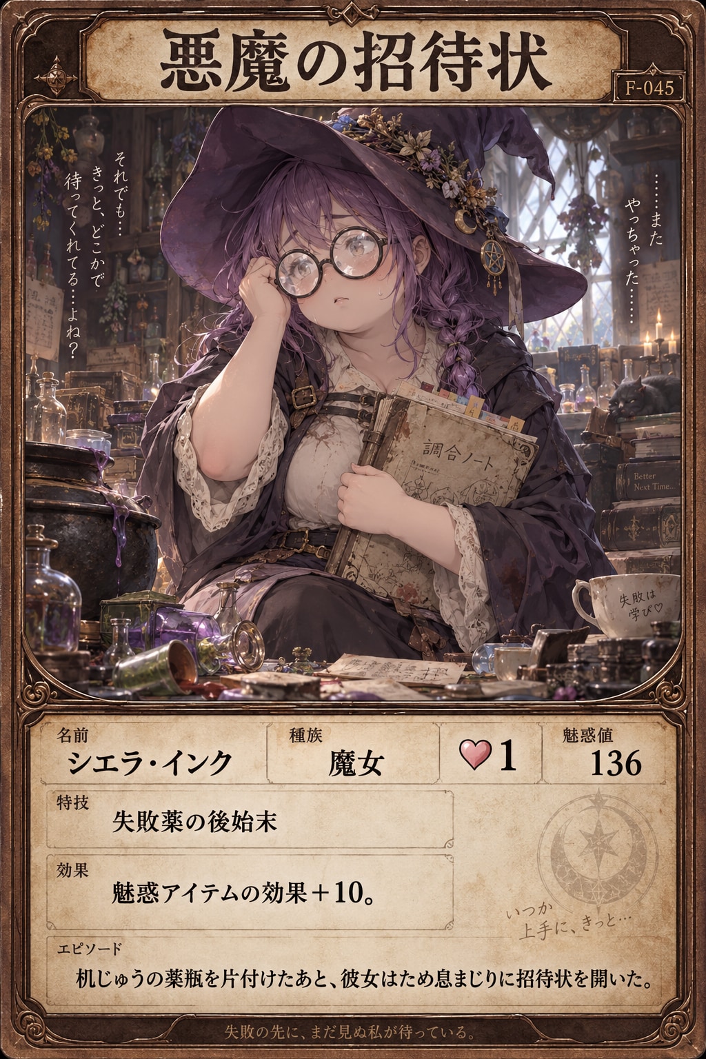 『悪魔の招待状』♡１カード