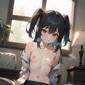 海鮮パイルちゃんに服を着せる 4枚目