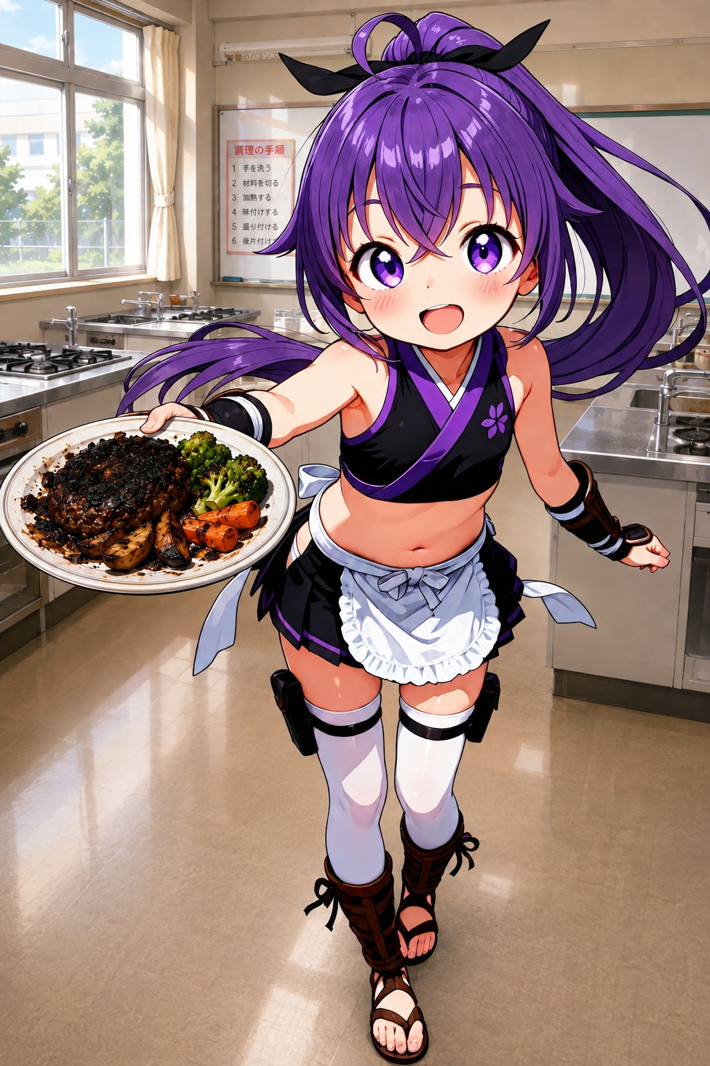 クノイチの調理実習