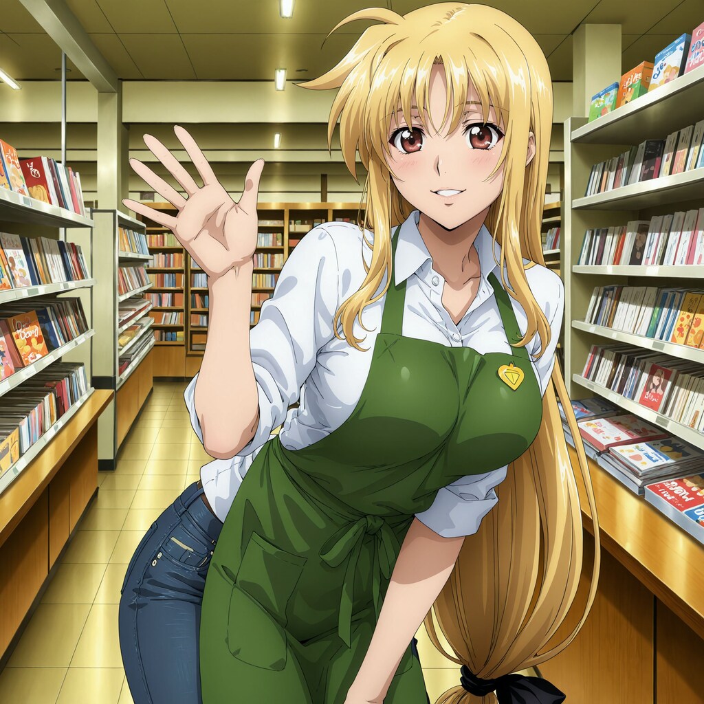 本屋でバイト(ヽ''ω`)