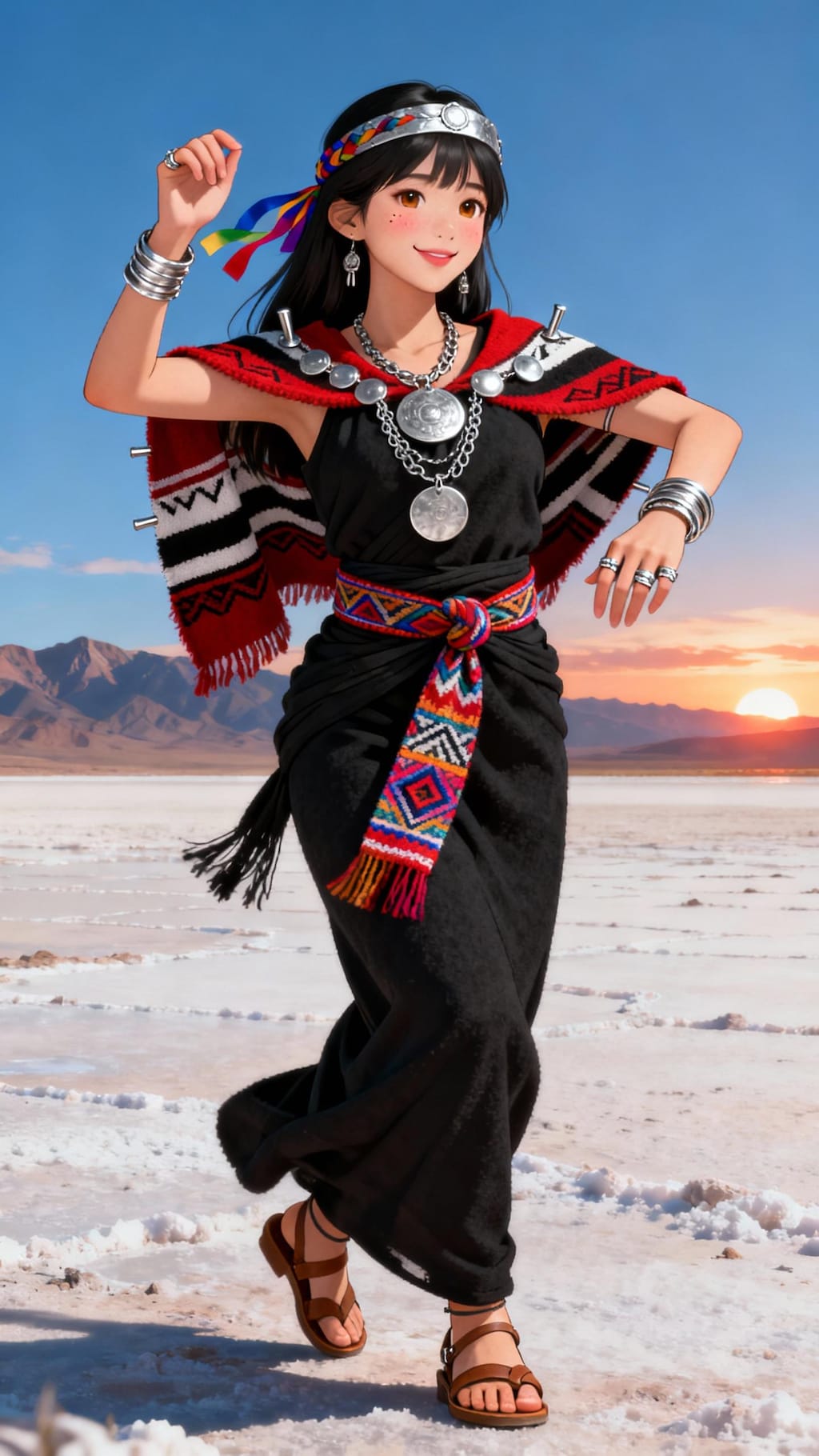 マプーチェの民族衣装/チリの民族衣装