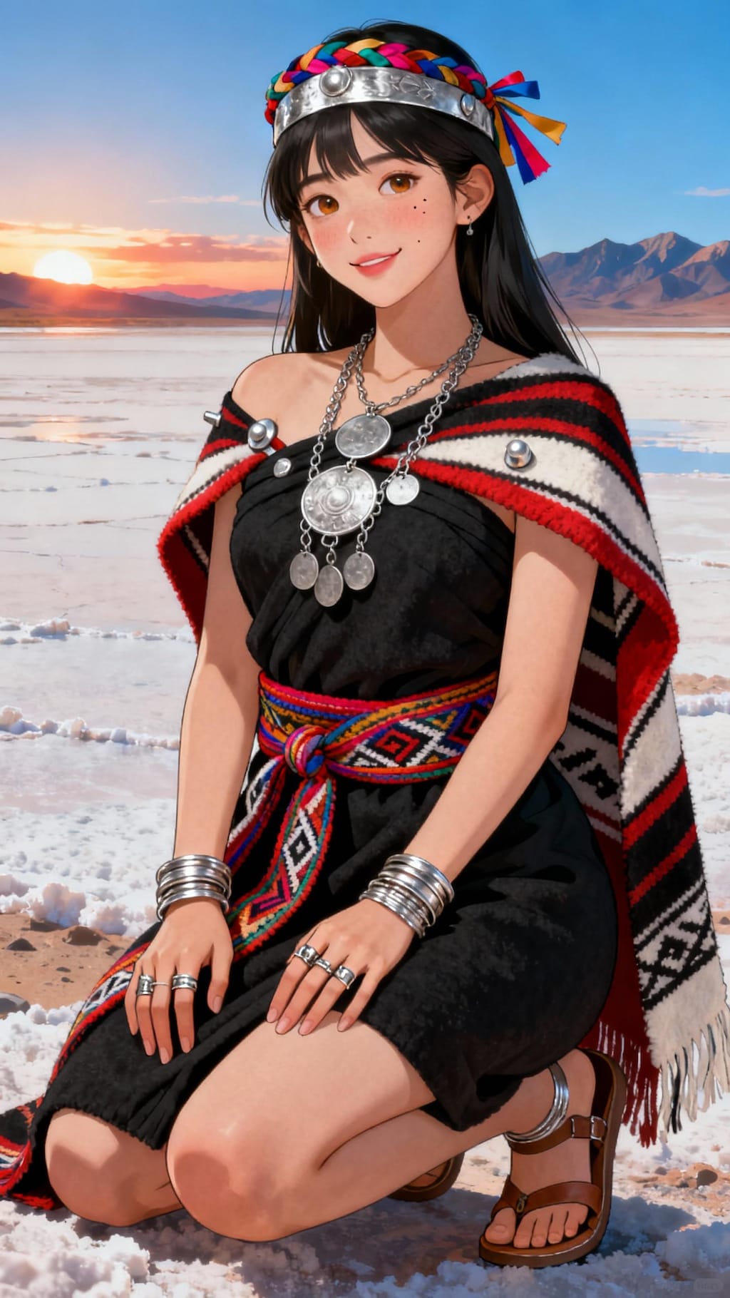 マプーチェの民族衣装/チリの民族衣装