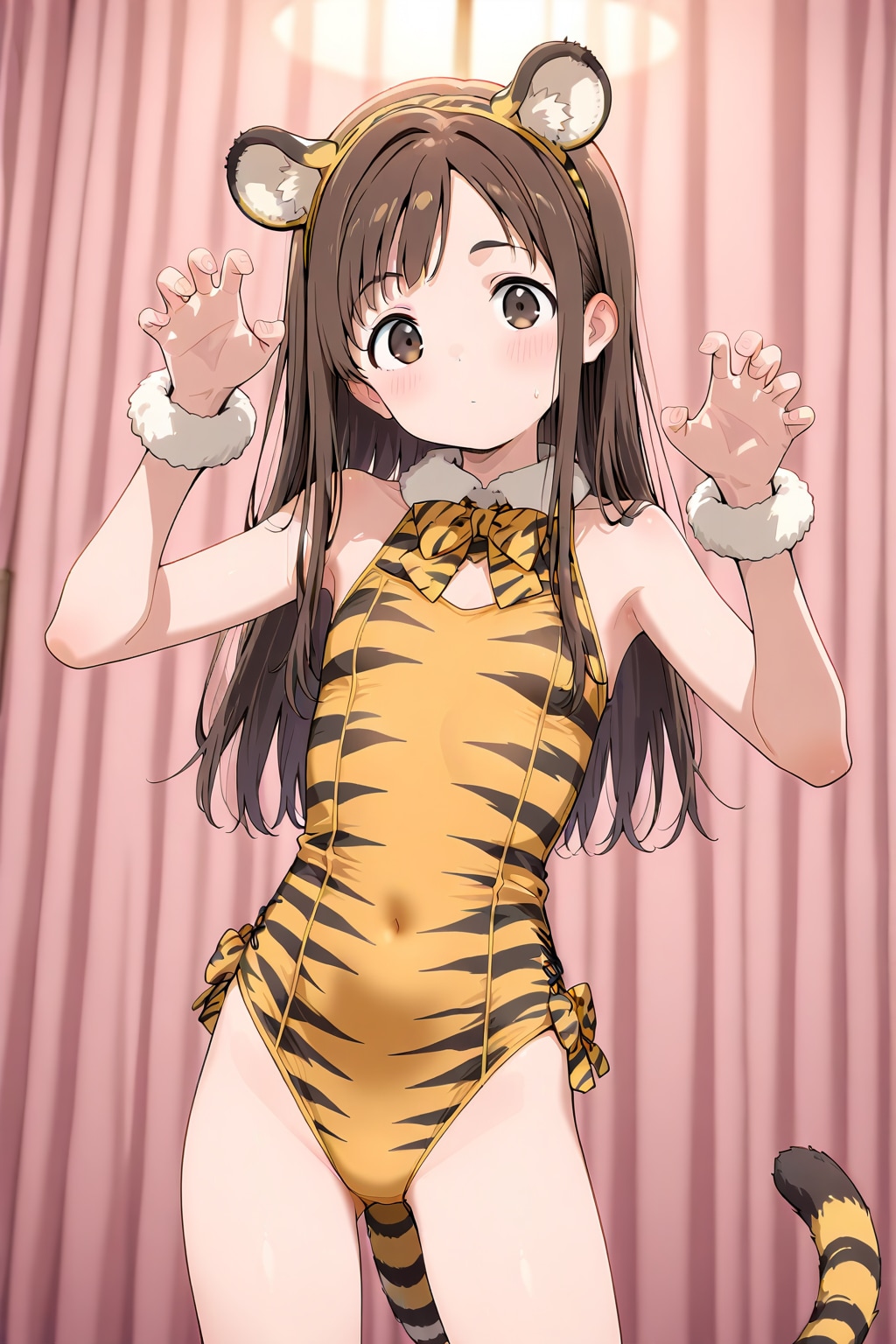 虎柄みことちゃん | の人気AIイラスト・グラビア