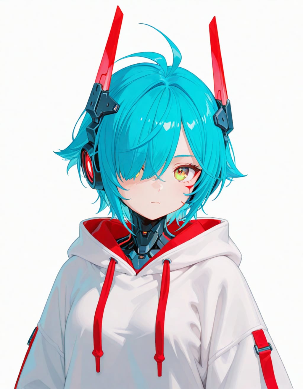 青髪ショートの場合