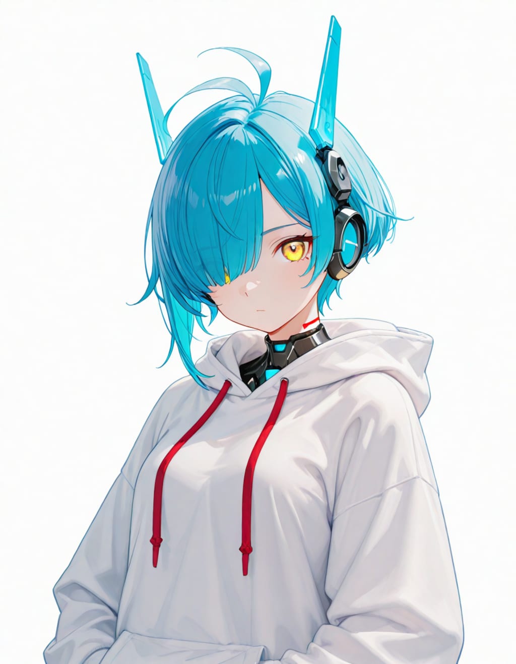 青髪ショートの場合