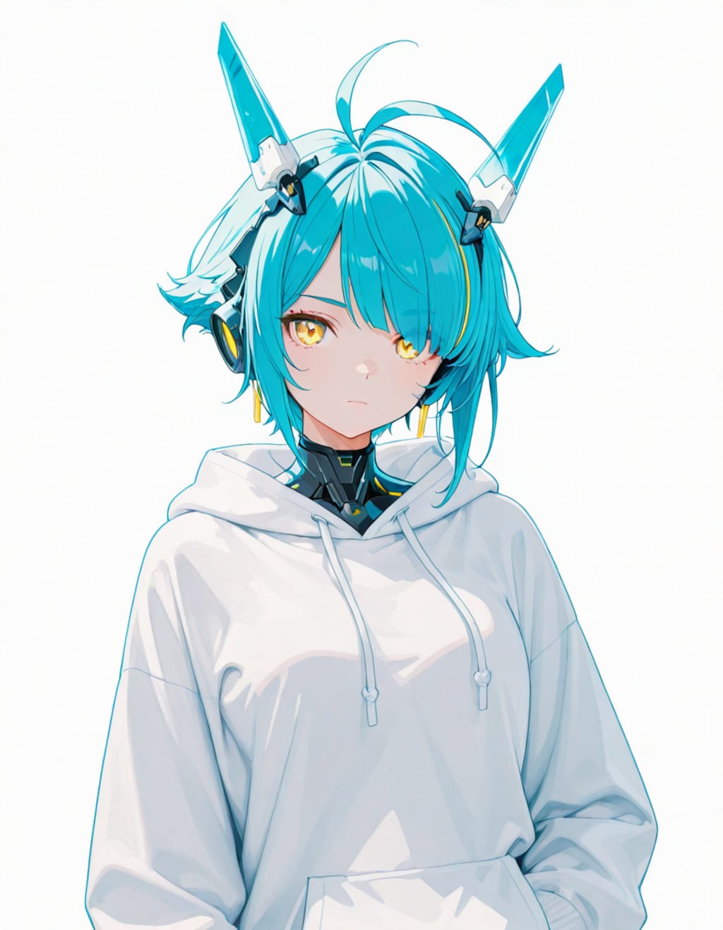 青髪ショートの場合