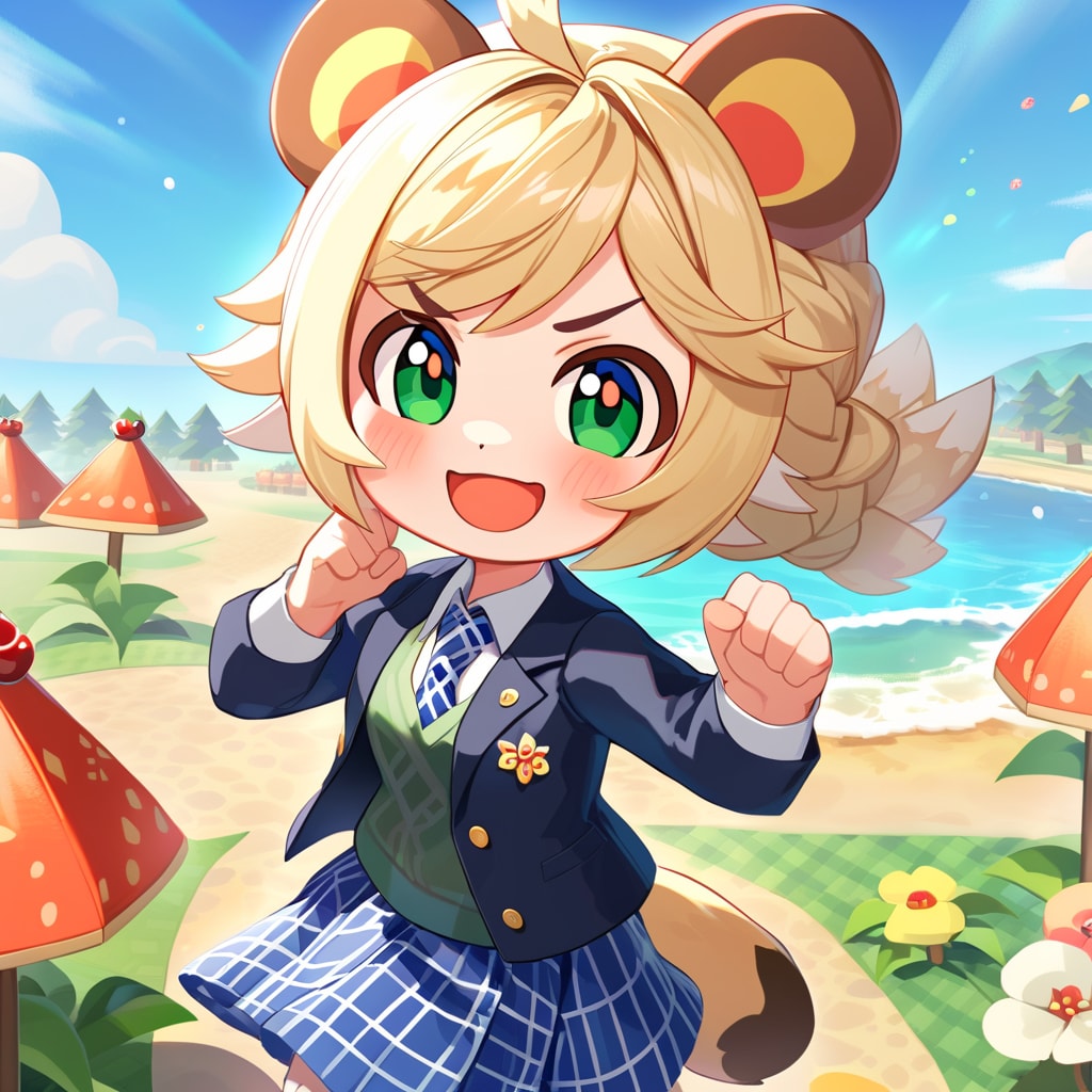 あつ森なうちの子達♪