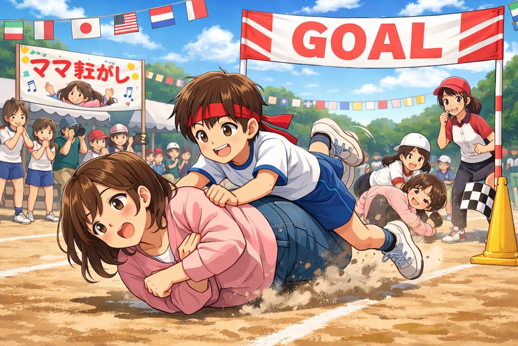 ママ転がし(パパも可)