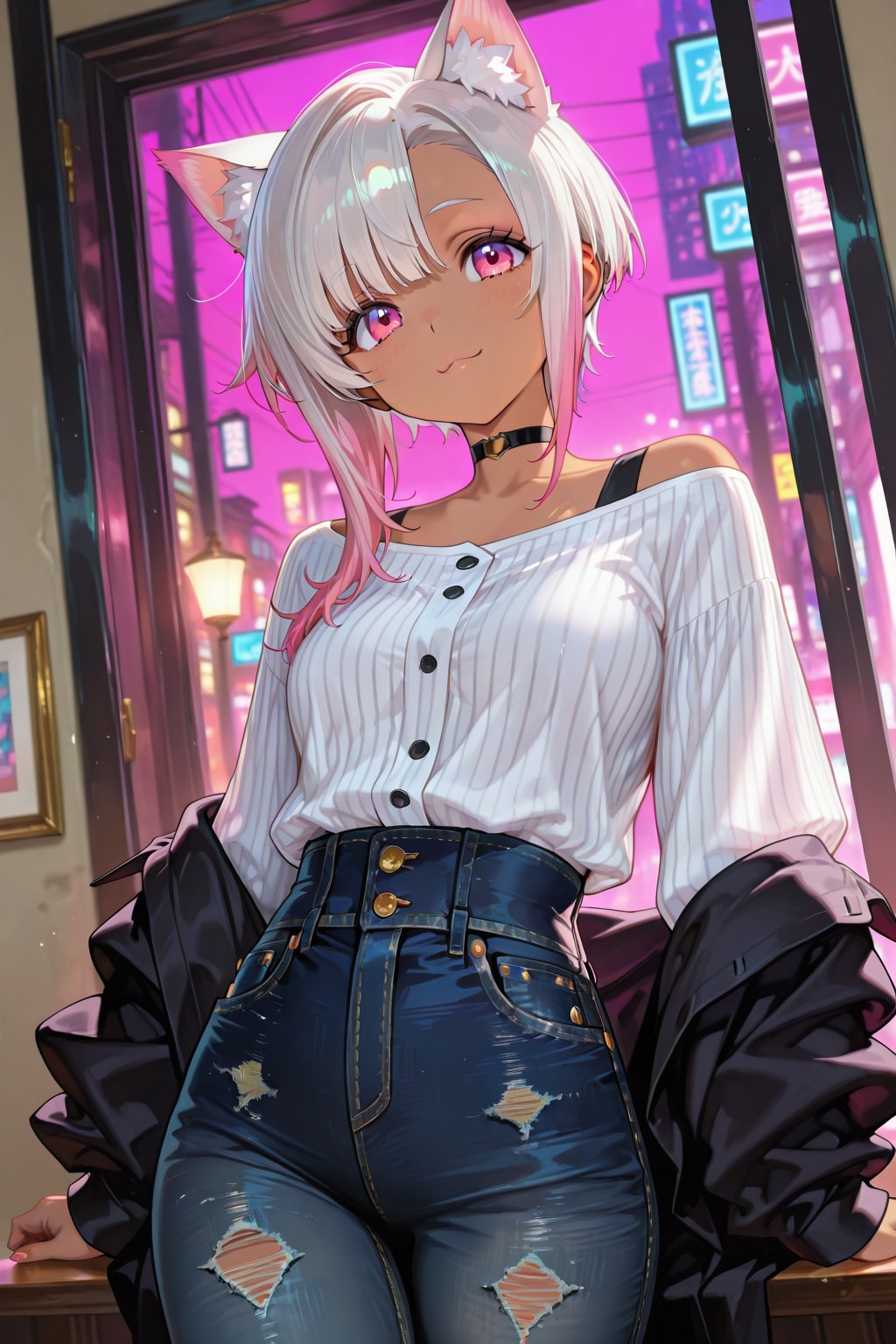 puiを持て余してるので猫耳ギャルを召喚する | の人気AIイラスト・グラビア