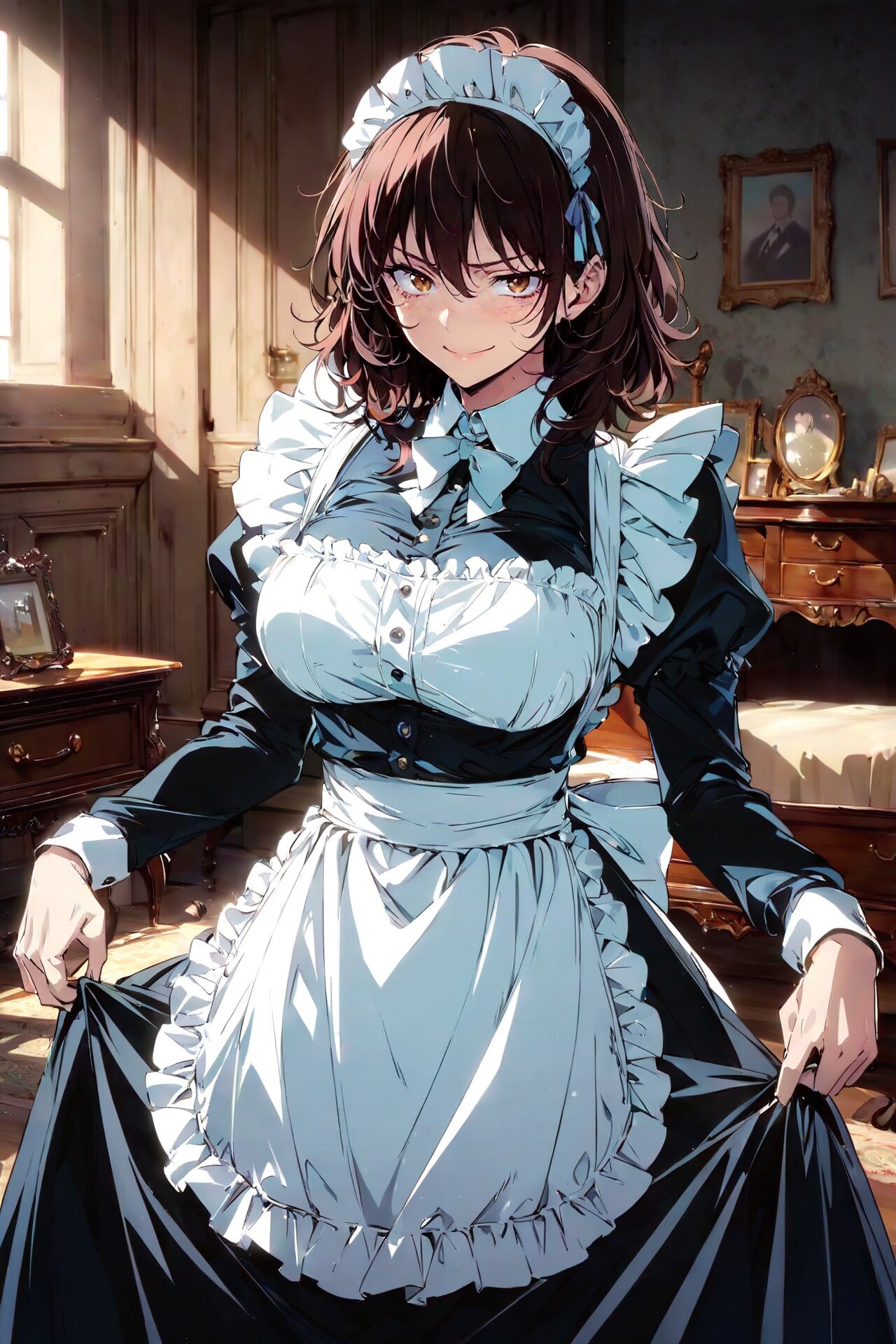 うちのメイドさんは目つきが悪い