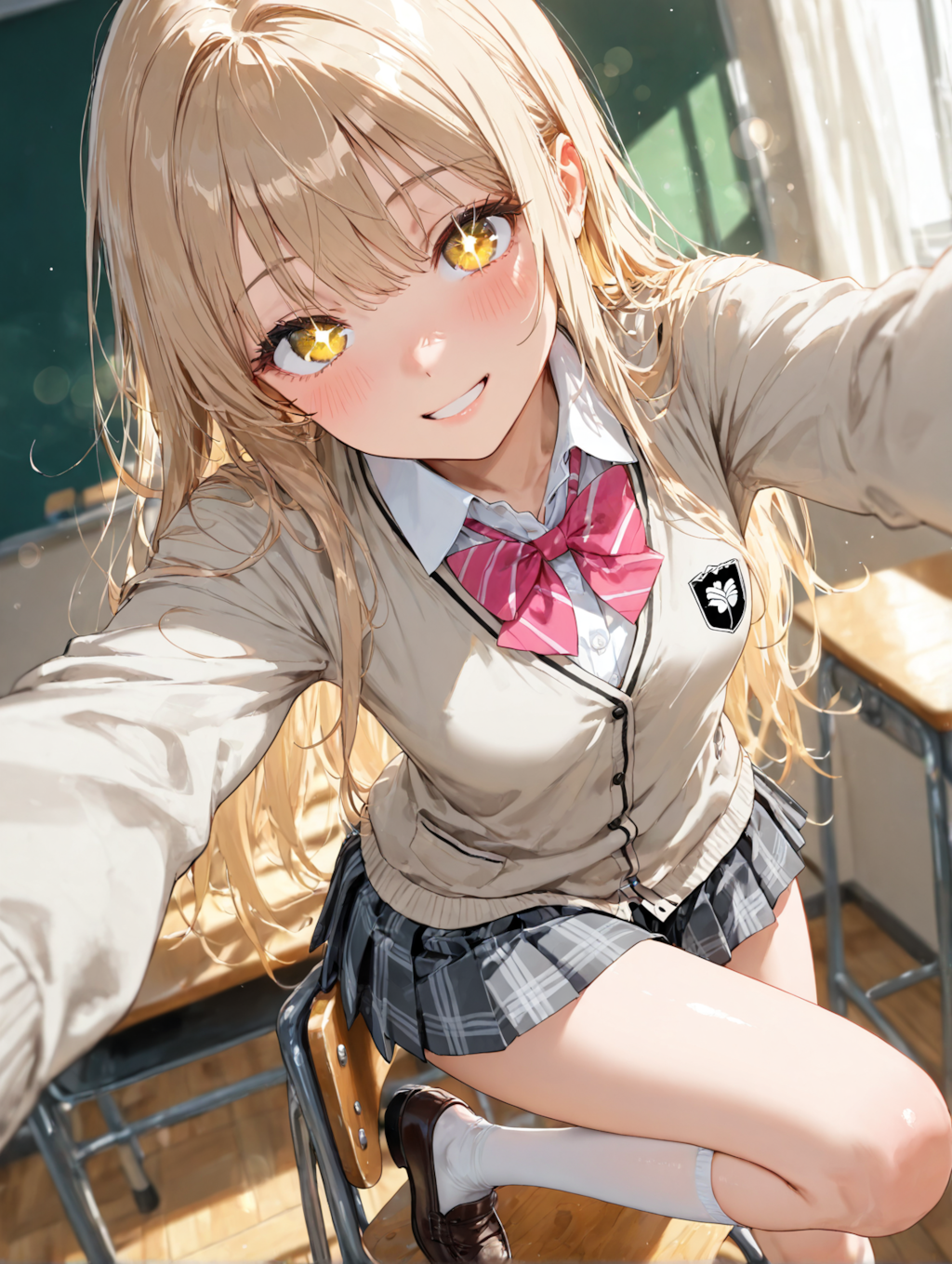 ダーリン、制服どう？