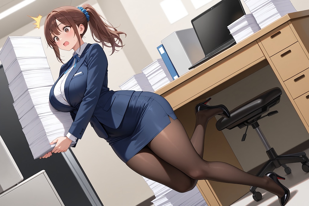 忙しそうな渓守さん