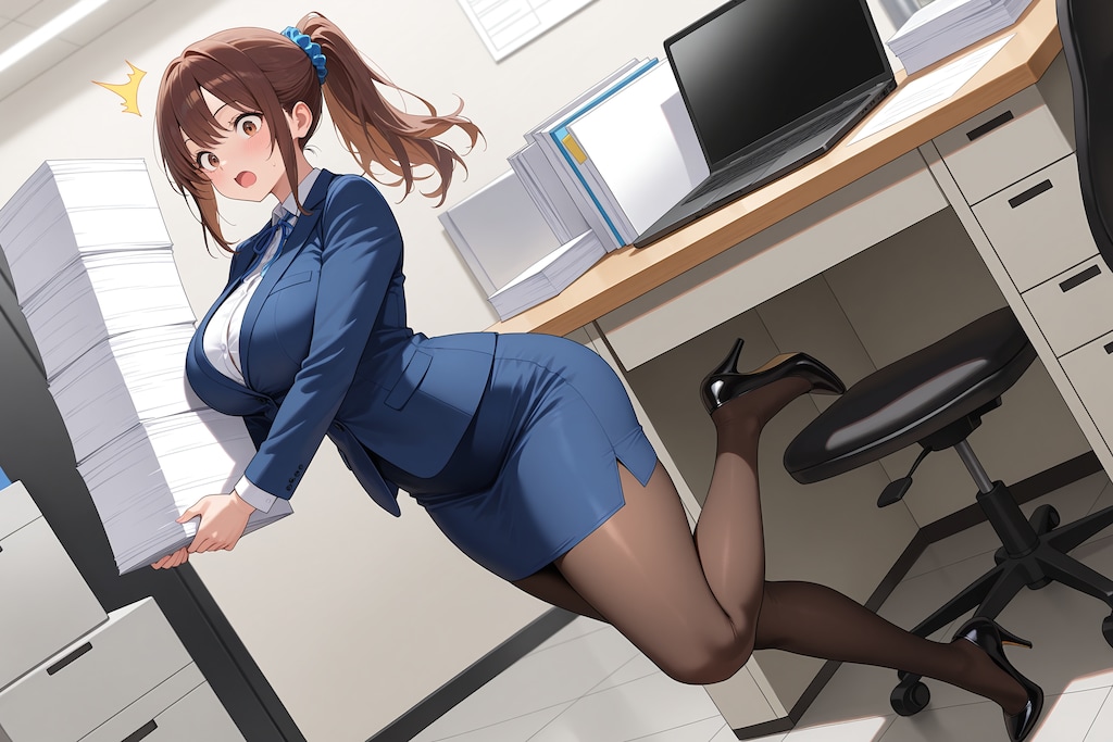 忙しそうな渓守さん