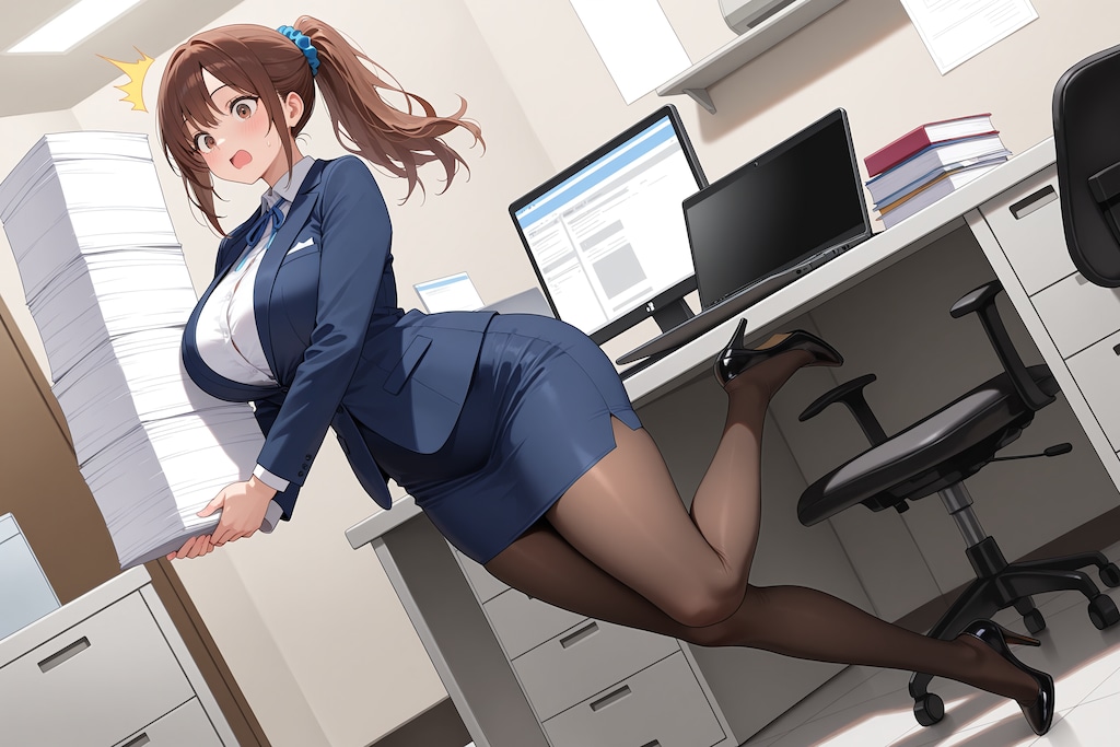 忙しそうな渓守さん