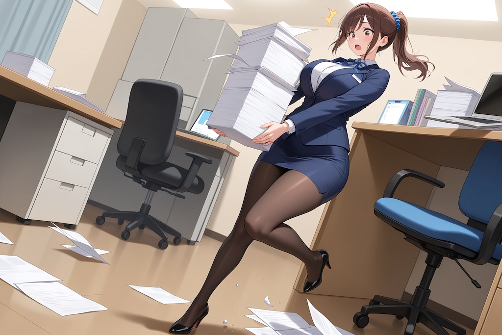 忙しそうな渓守さん