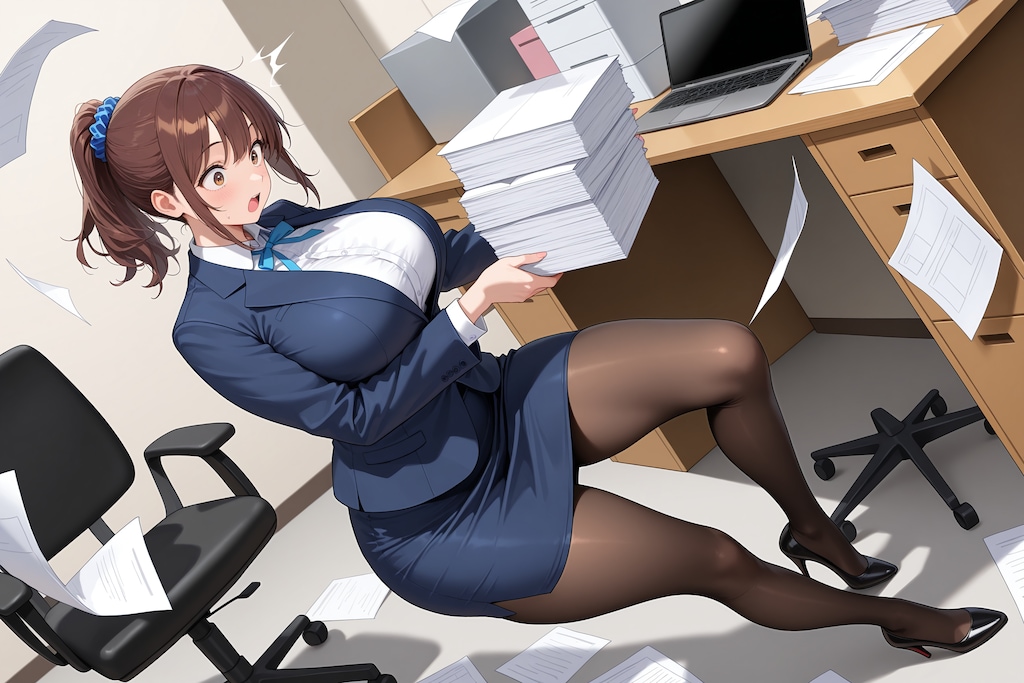 忙しそうな渓守さん