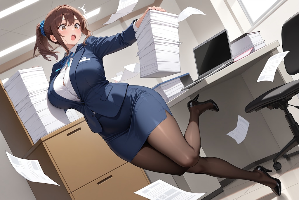 忙しそうな渓守さん