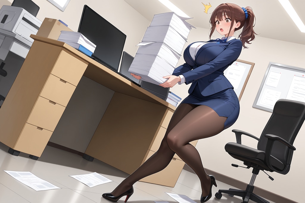 忙しそうな渓守さん