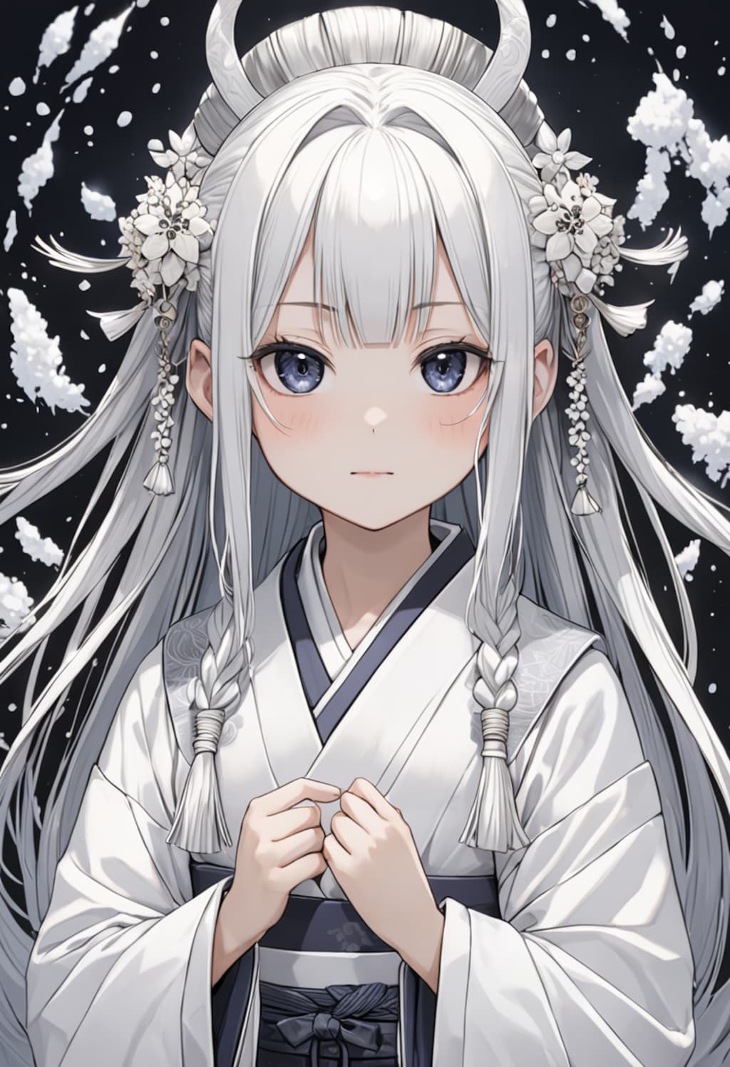 このご時世、雪女も山から町に降りて眼鏡三つ編みっ娘になる