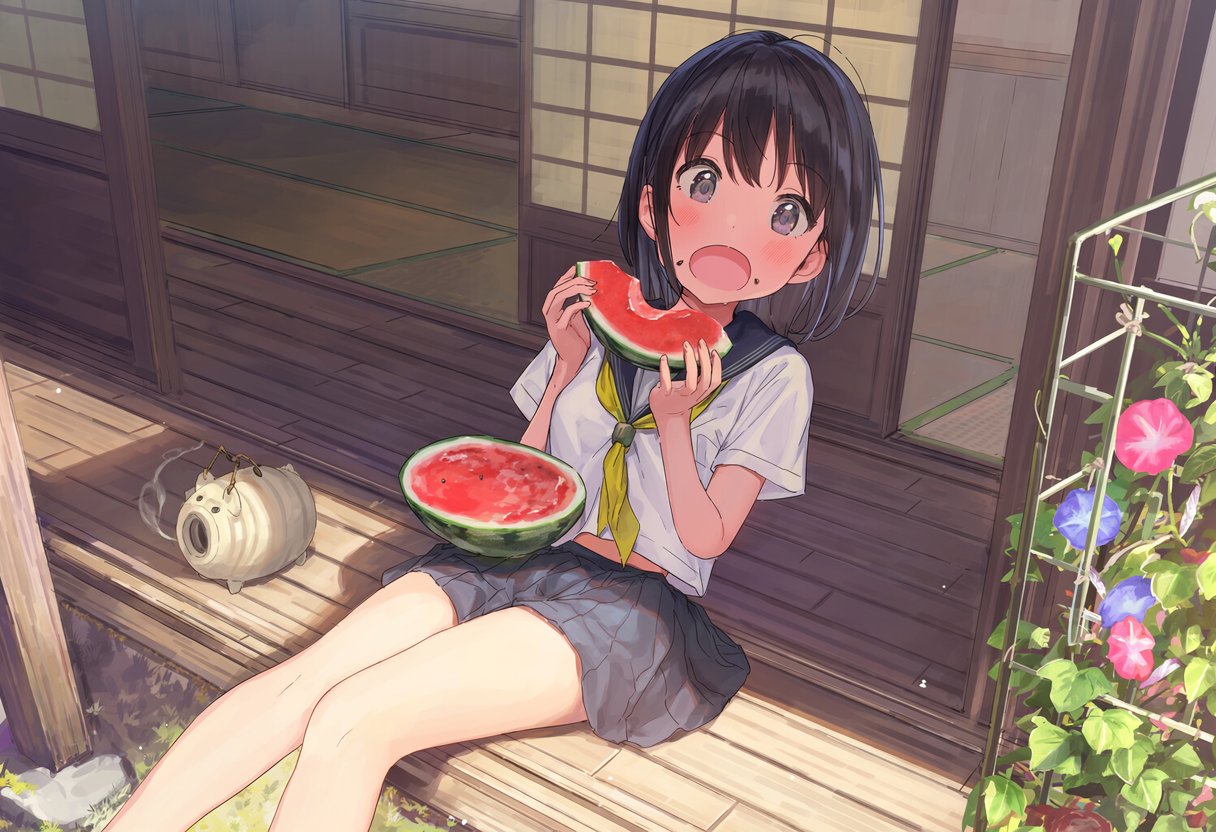 スイカ | の人気AIイラスト・グラビア