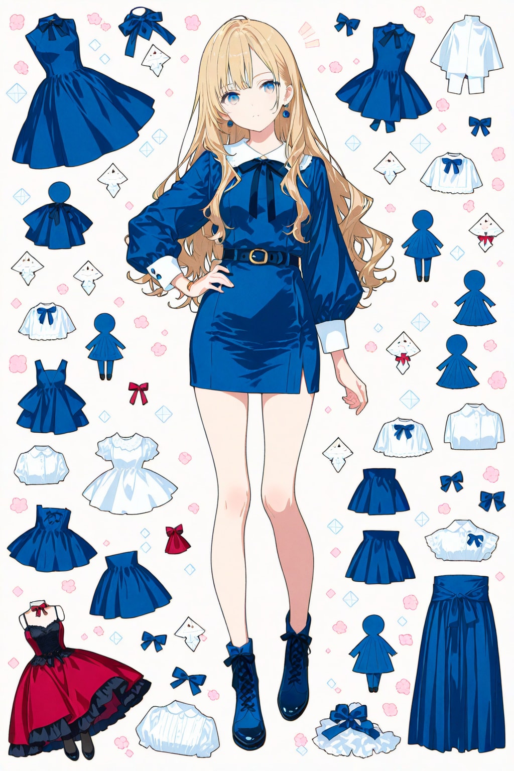 ペーパードール。