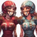 🏈泥まみれの女子アメフト 134 8枚目