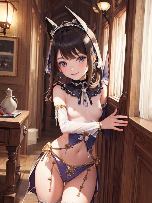 お家の少女