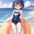 少女スクール水着 4枚目