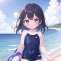 少女スクール水着 6枚目