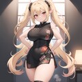 チャイナ服　巨乳から爆乳♪金髪ついんてエルフ♡10枚 2 6枚目
