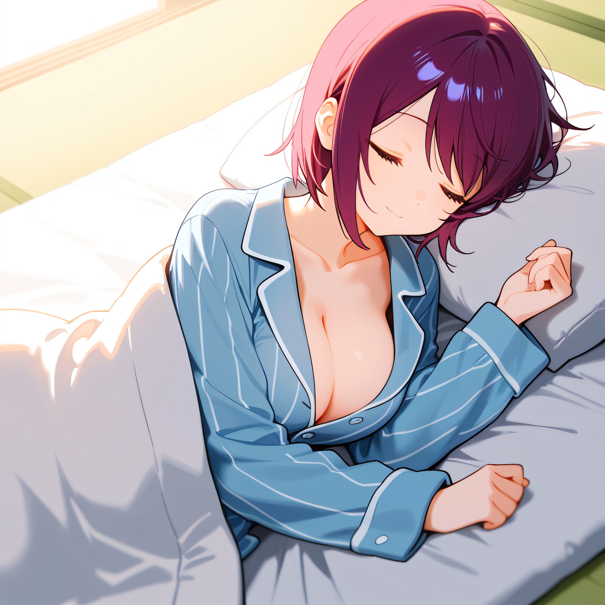 おやすみなさい（挨拶メイドの芽衣ちゃん） | の人気AIイラスト・グラビア