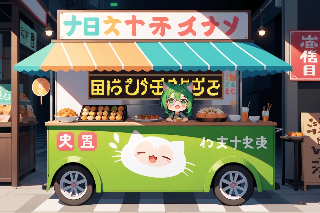EMERALD通りの任意焼き屋さん