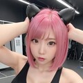 ピンク髪AIグラビアアイドルがセクシーボディー過ぎる💕 2枚目