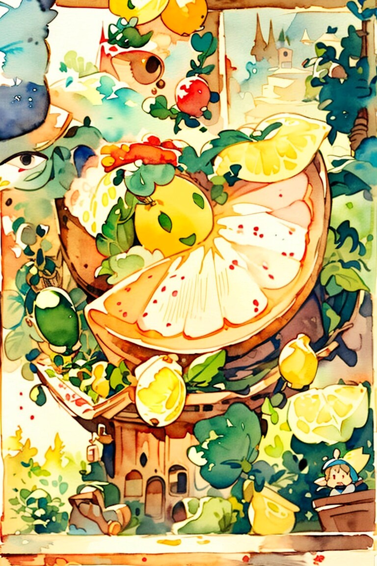 レモン姫の空飛ぶベッド | の人気AIイラスト・グラビア