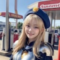 ガソリンスタンドのおぱ戦士 8枚目