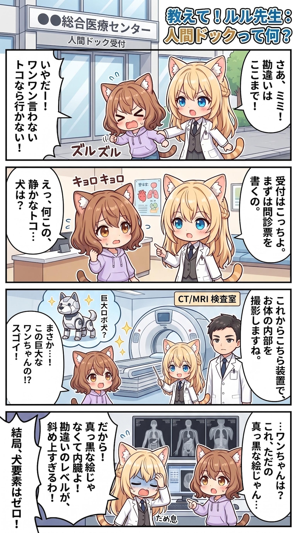 教えて！ルル先生：人間ドックって何？