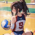 見返りバレー女子　その2 2枚目