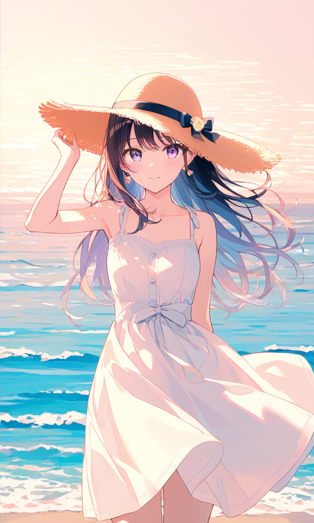麦わら帽子の夏