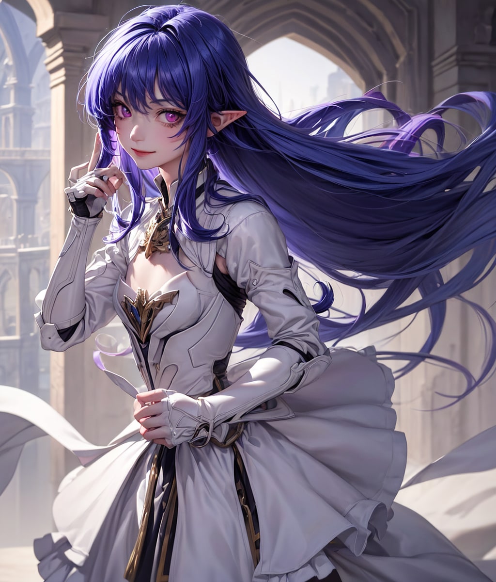エルフの白騎士
