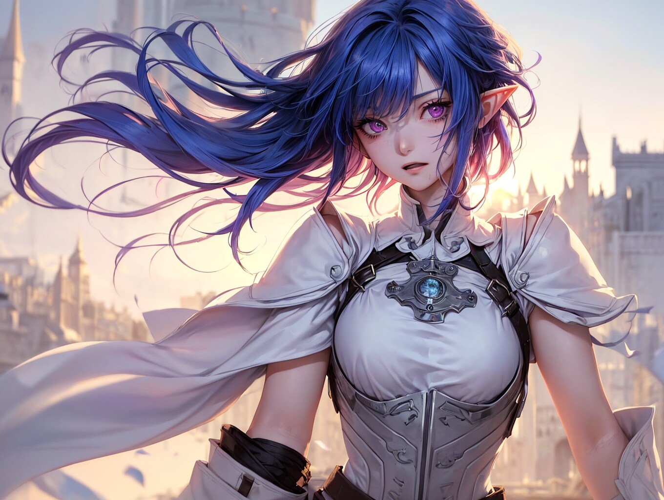 エルフの白騎士